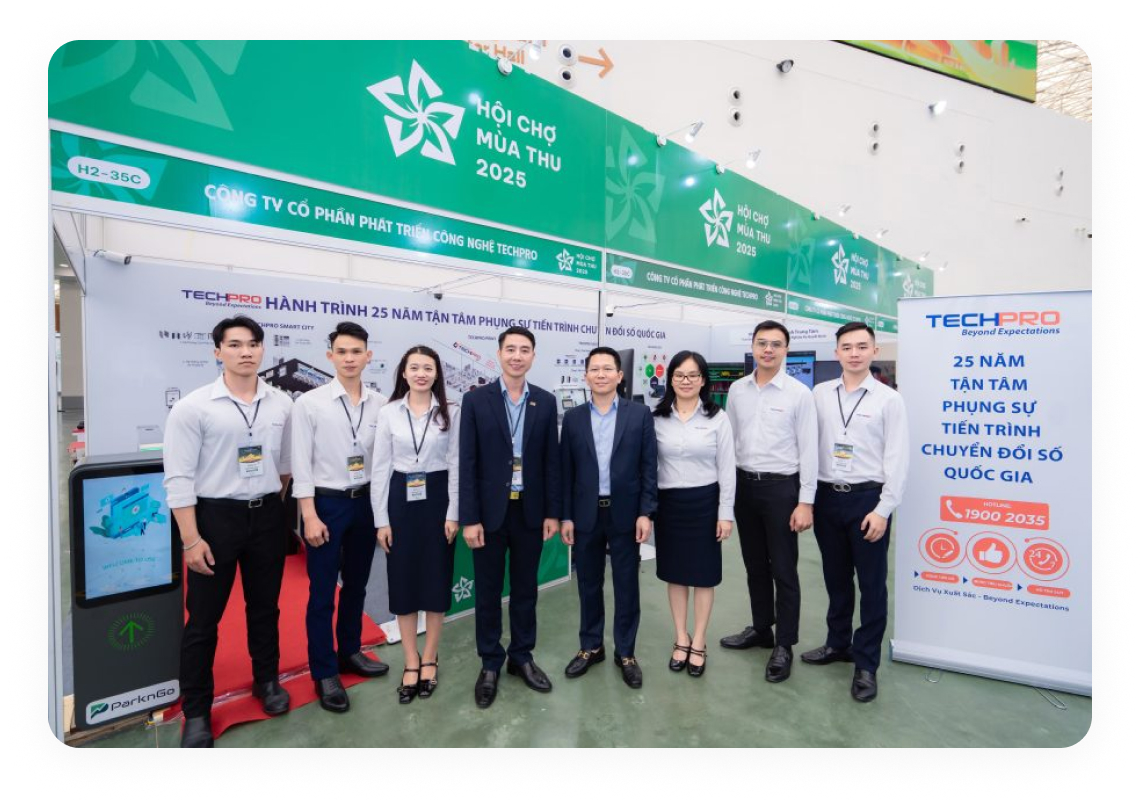 TECHPRO ghi đậm dấu ấn tại Hội chợ Mùa Thu 2025